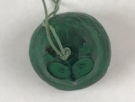 Japanese Iron Furin Wind Chime Tetsurin Vtg Green String Iwate Nanbu Owl DR500