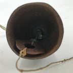 Japanese Iron Furin Wind Chime Tetsurin Vtg Green String Iwate Nanbu Owl DR566