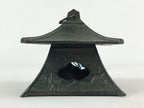 Japanese Iron Toro Lantern Furin Wind Chime Tetsurin Temple Pine Black DR483