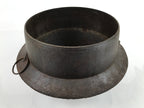 Japanese Iron Traditional Kama Rice Cooker Vtg Kamado Stove Pot Wood Lid T118