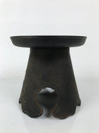 Japanese Iron Usubata Flower Vase Ikenobo Ikebana Arrangement 2pc Kabin UB62