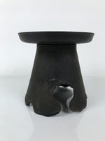 Japanese Iron Usubata Flower Vase Ikenobo Ikebana Arrangement 2pc Kabin UB62