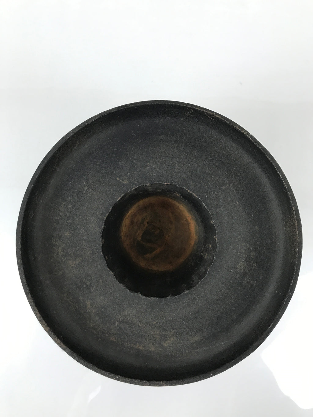 Japanese Iron Usubata Flower Vase Ikenobo Ikebana Arrangement 2pc Kabin UB62