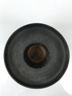 Japanese Iron Usubata Flower Vase Ikenobo Ikebana Arrangement 2pc Kabin UB62