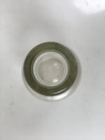 Japanese Itou Tsuru Brand Glass Sake Bottle Tokkuri Vtg Crane Pine Tree TS821