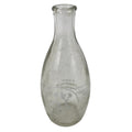 Japanese Itou Tsuru Brand Glass Sake Bottle Tokkuri Vtg Crane Pine Tree TS821