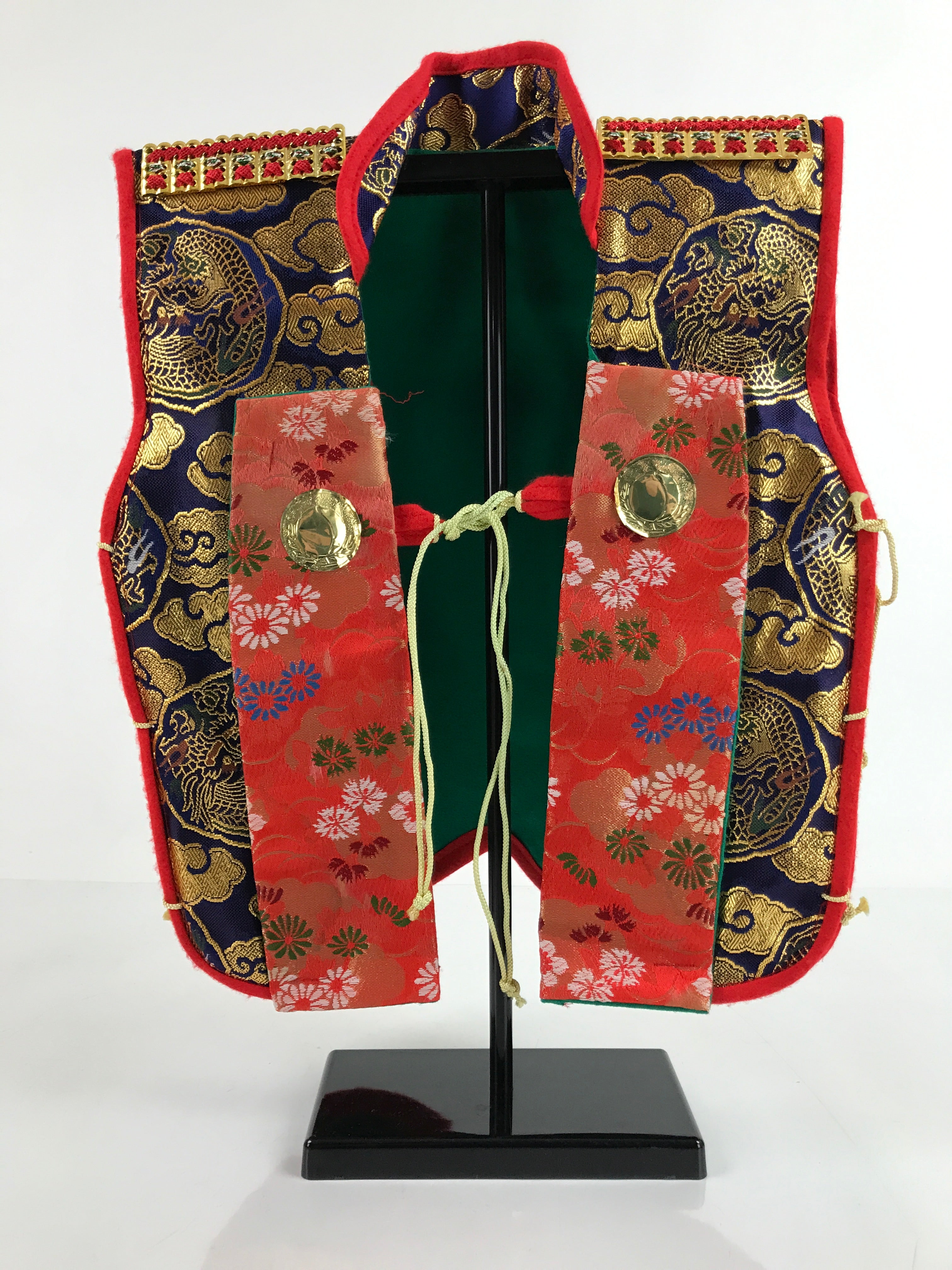 Japanese Jinbaori Warrior Battle Coat Vtg Costume Display Boy Day Festival ID575