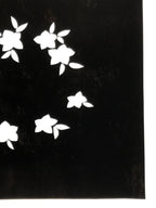 Japanese Katagami Paper Kimono Stencil Vtg Balloon Flower Bellflower Kikyo A820