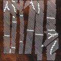 Japanese Katagami Paper Kimono Stencil Vtg Katazome Bamboo Dot Shochikubai A813