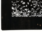 Japanese Katagami Paper Kimono Stencil Vtg Katazome Flower Garden Design A812