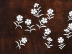 Japanese Katagami Paper Kimono Stencil Vtg Katazome Nadeshiko Carnations A811