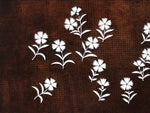 Japanese Katagami Paper Kimono Stencil Vtg Katazome Nadeshiko Carnations A811