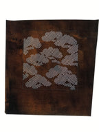 Japanese Katagami Paper Kimono Stencil Vtg Katazome Pine Line Shochikubai A816