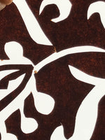 Japanese Katagami Paper Kimono Stencil Vtg Katazome Plants Floral Design A888