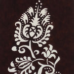 Japanese Katagami Paper Kimono Stencil Vtg Katazome Plants Floral Design A888
