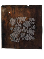 Japanese Katagami Paper Kimono Stencil Vtg Plum Blossom Line Shochikubai A814