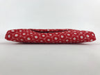 Japanese Kimono Dress Clutch Bag Vtg Red Flowers Ceremony Occasion KB67