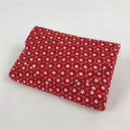 Japanese Kimono Dress Clutch Bag Vtg Red Flowers Ceremony Occasion KB67