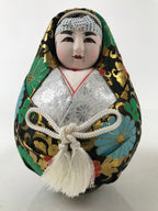 Japanese Kimono Hime Daruma Doll Set Hina Nishiki Girls Festival Red Green ID599