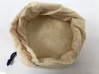 Japanese Kimono Silk Purse Kinchaku-Bukuro Bag Vtg Pouch Orange Green Kiri KB97