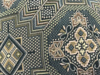 Japanese Kinchaku-Bukuro Bag Vtg Kimono Cloth Purse Pouch Geometric Floral KB95