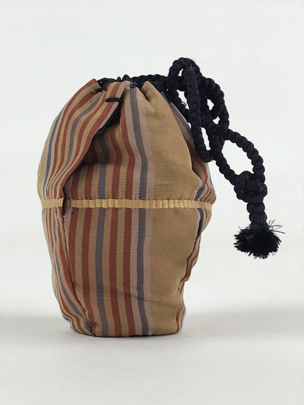 Japanese Kinchaku-Bukuro Drawstring Bag Vtg Kimono Cloth Purse Coin Pouch KB65