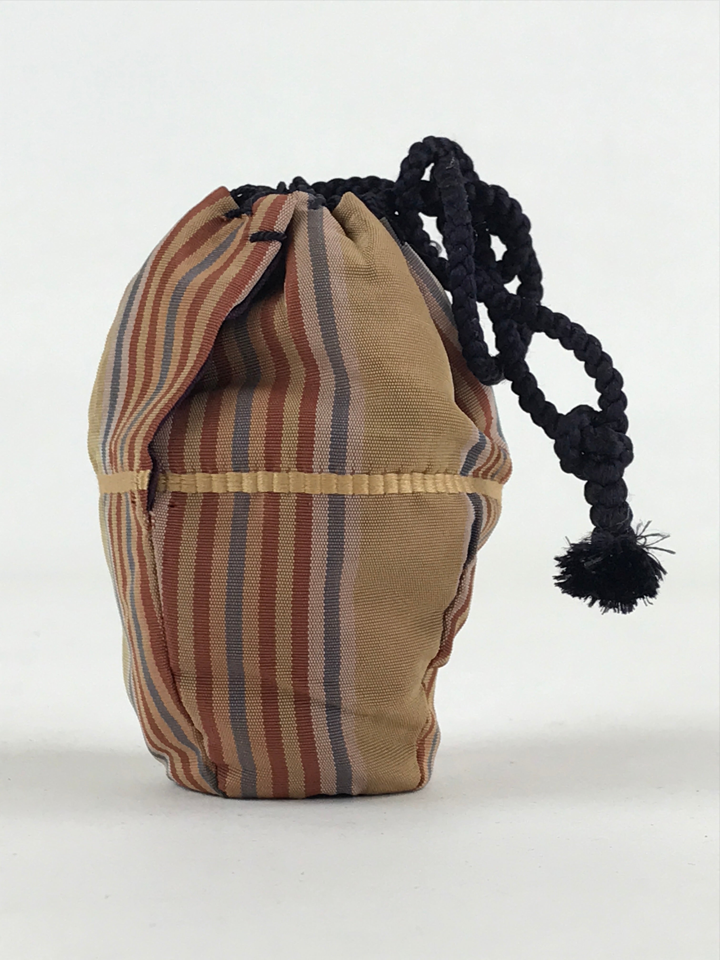 Japanese Kinchaku-Bukuro Drawstring Bag Vtg Kimono Cloth Purse Coin Pouch KB65