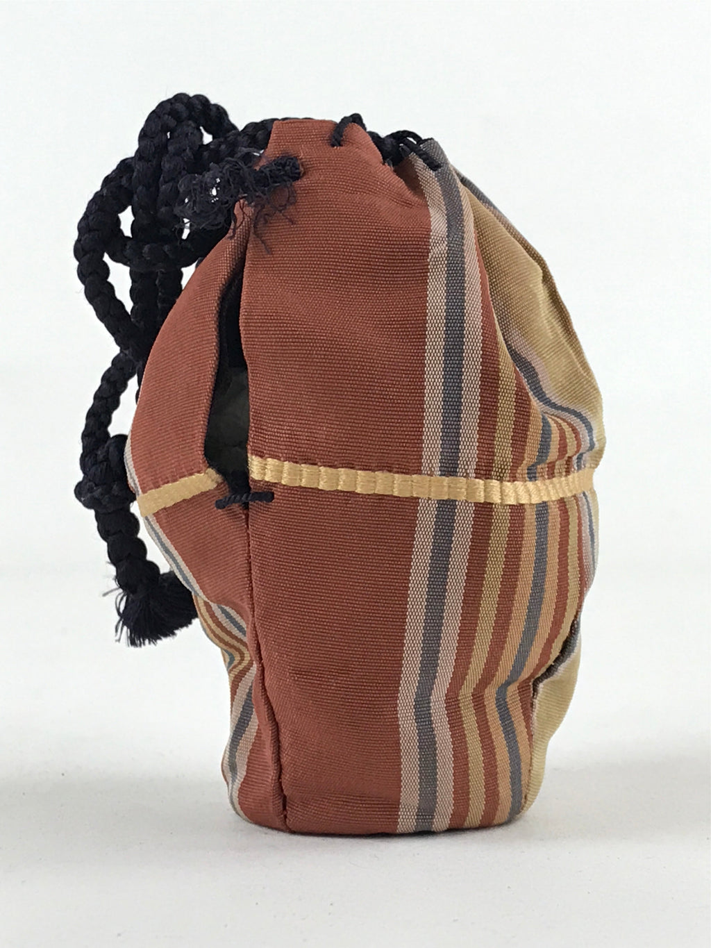 Japanese Kinchaku-Bukuro Drawstring Bag Vtg Kimono Cloth Purse Coin Pouch KB65