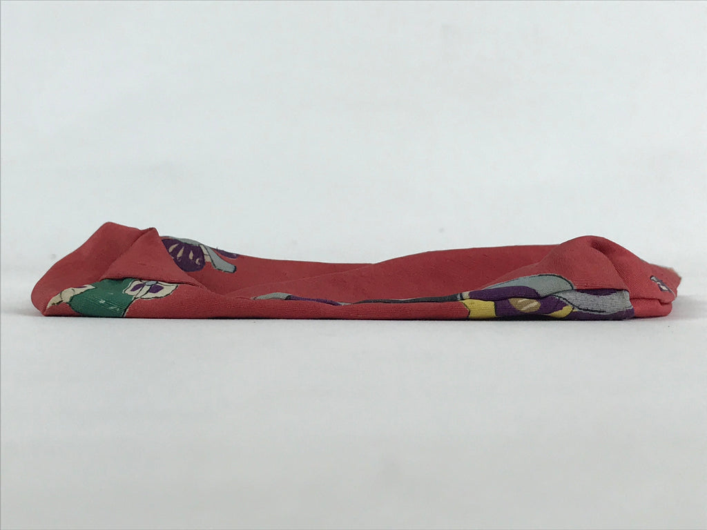 Japanese Kinchaku-Bukuro Drawstring Bag Vtg Kimono Silk Purse Pouch KB66