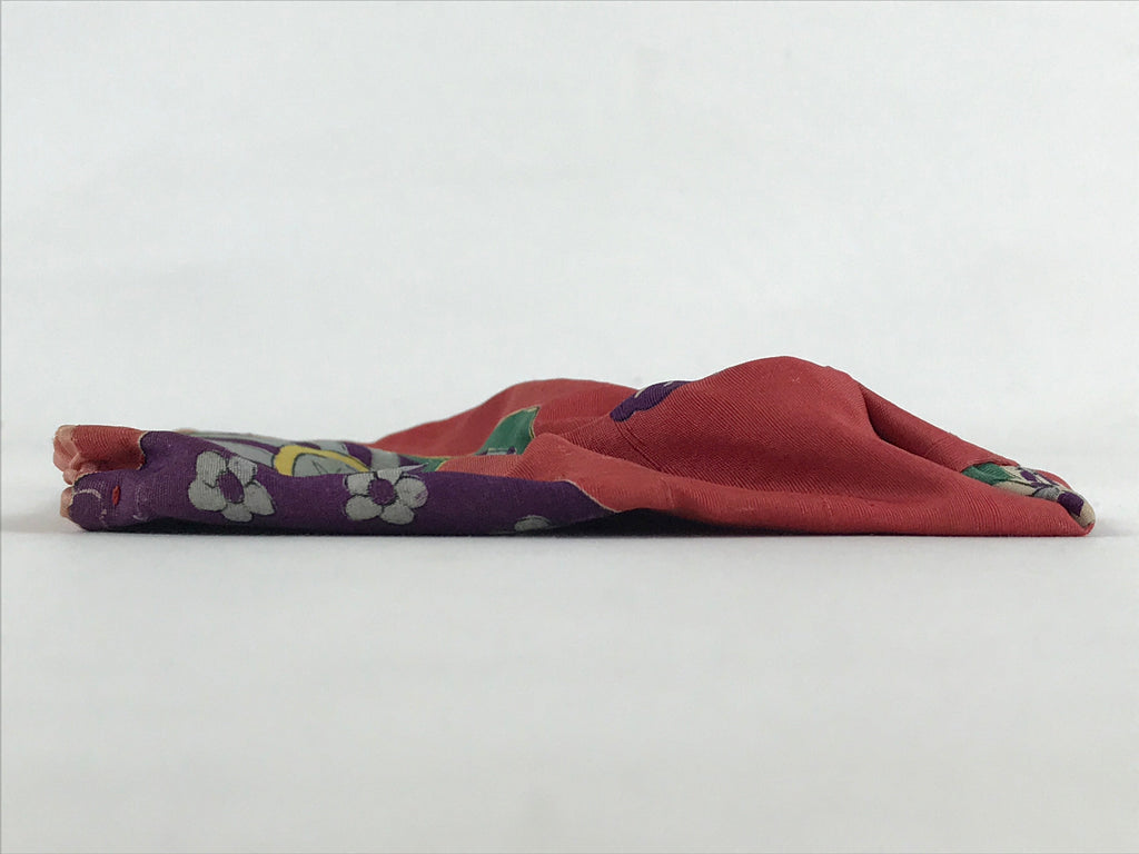 Japanese Kinchaku-Bukuro Drawstring Bag Vtg Kimono Silk Purse Pouch KB66