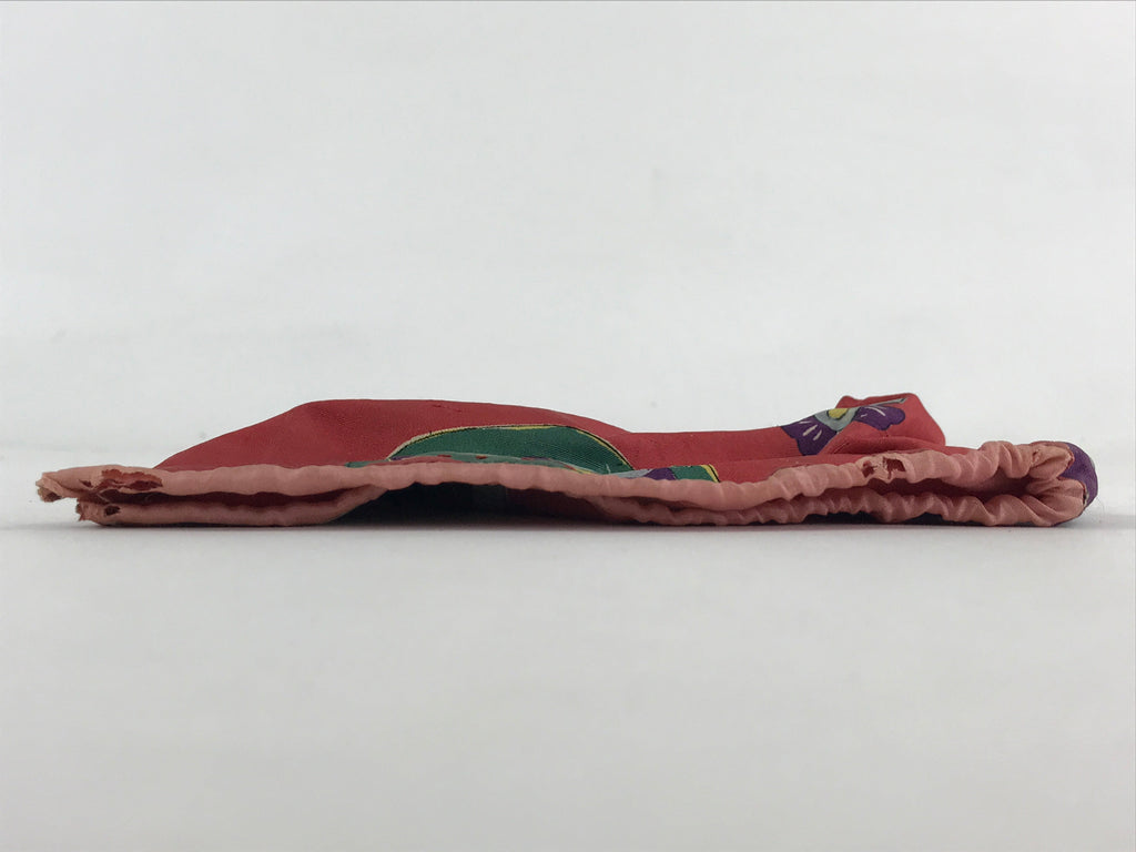 Japanese Kinchaku-Bukuro Drawstring Bag Vtg Kimono Silk Purse Pouch KB66