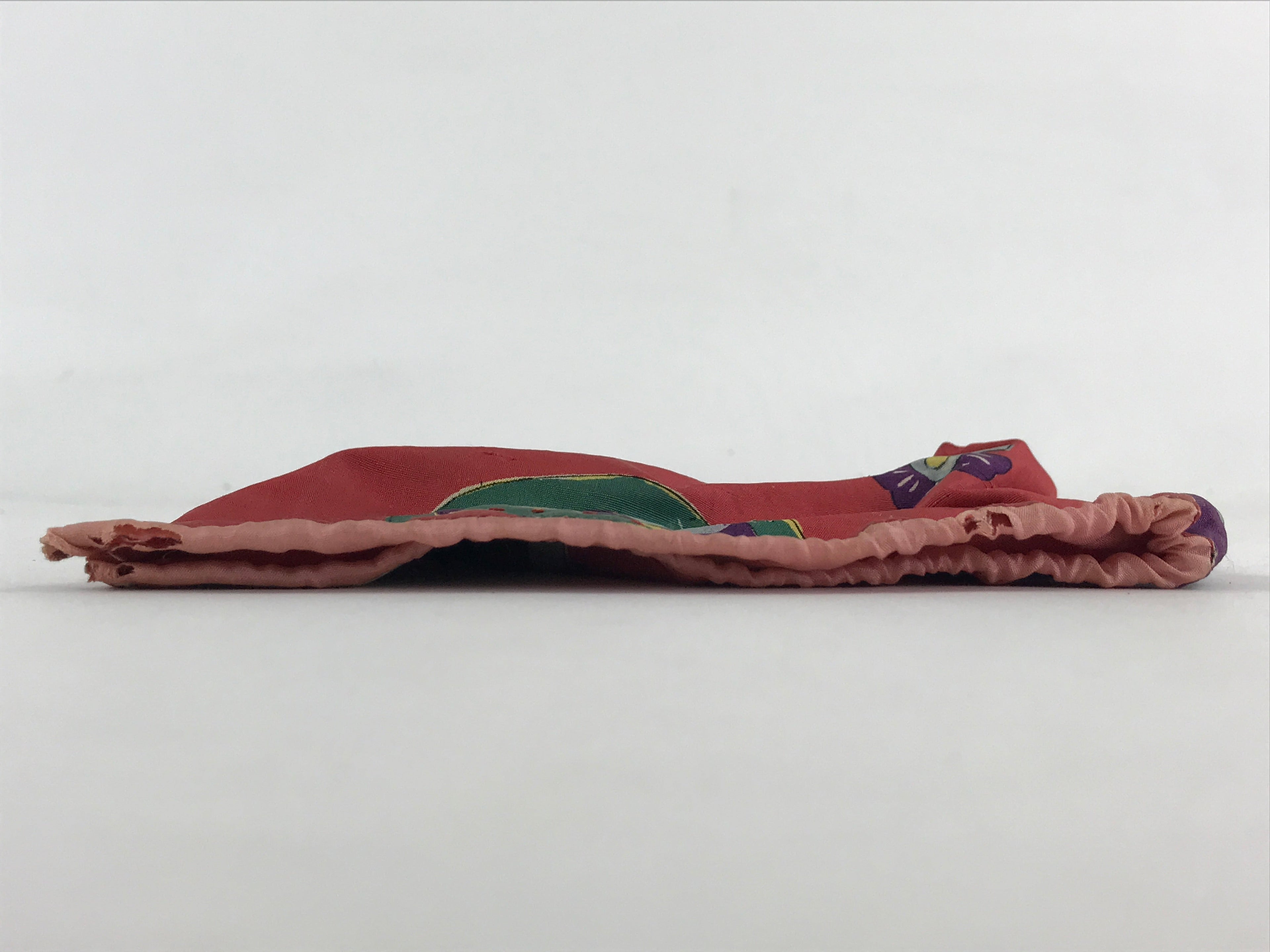 Japanese Kinchaku-Bukuro Drawstring Bag Vtg Kimono Silk Purse Pouch KB66