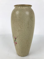 Japanese Kiseto Ware Ceramic Flower Vase Vtg Ikebana Kabin Plum Blossom FK209