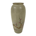 Japanese Kiseto Ware Ceramic Flower Vase Vtg Ikebana Kabin Plum Blossom FK209