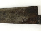 Japanese Kitchen Knife Vtg Masakane Japon Brown Steel Wood Long Hocho KN7