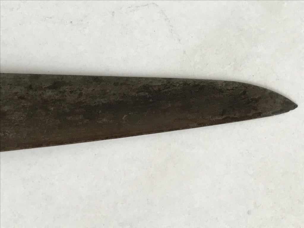 Japanese Kitchen Knife Vtg Misono Brown Steel Wood Long Hocho KN5