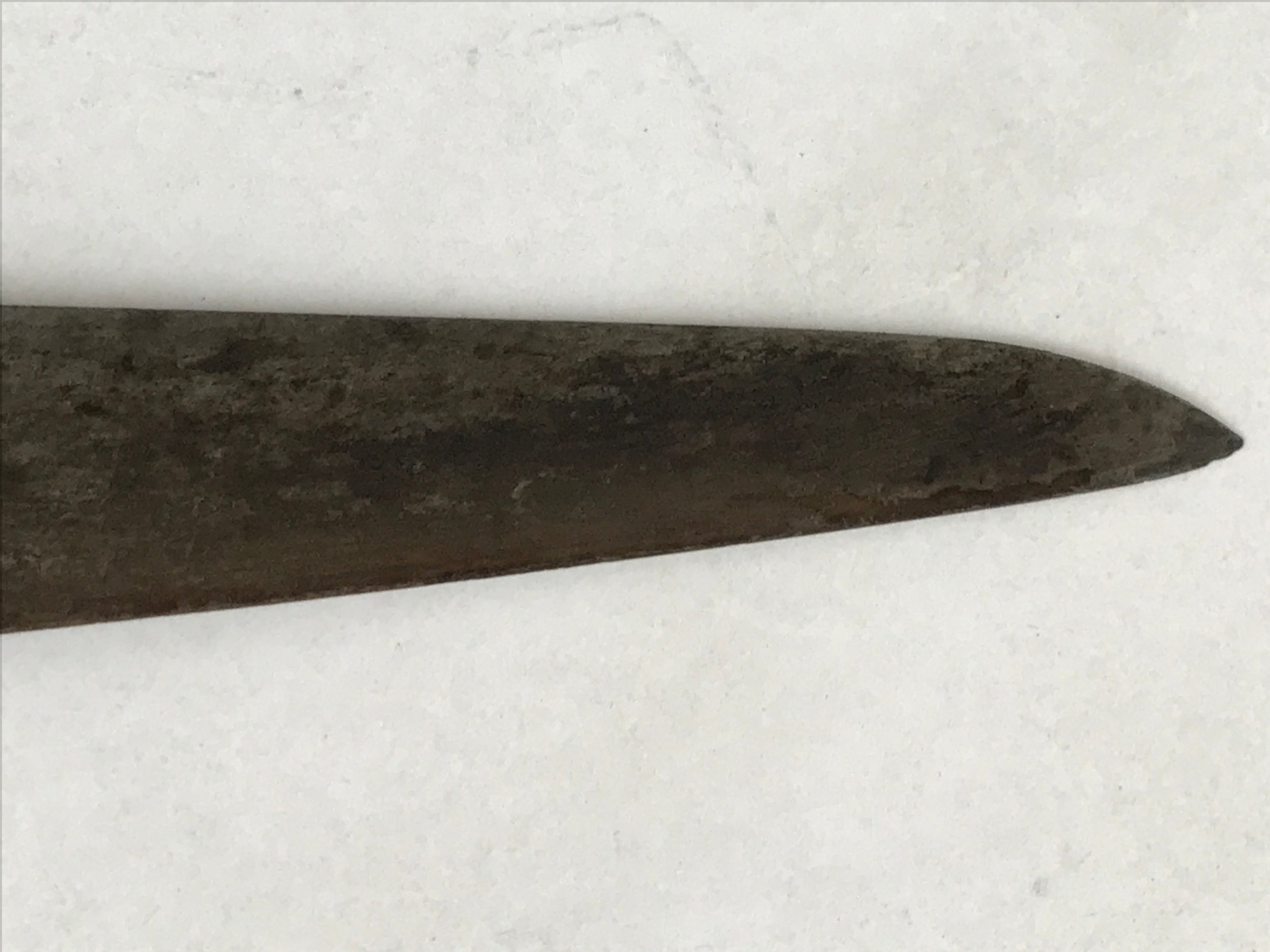 Japanese Kitchen Knife Vtg Misono Brown Steel Wood Long Hocho KN5