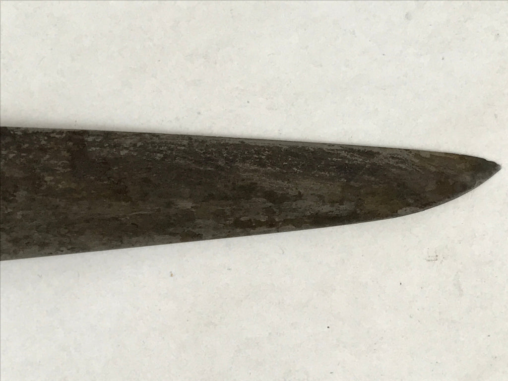 Japanese Kitchen Knife Vtg Misono Brown Steel Wood Long Hocho KN5