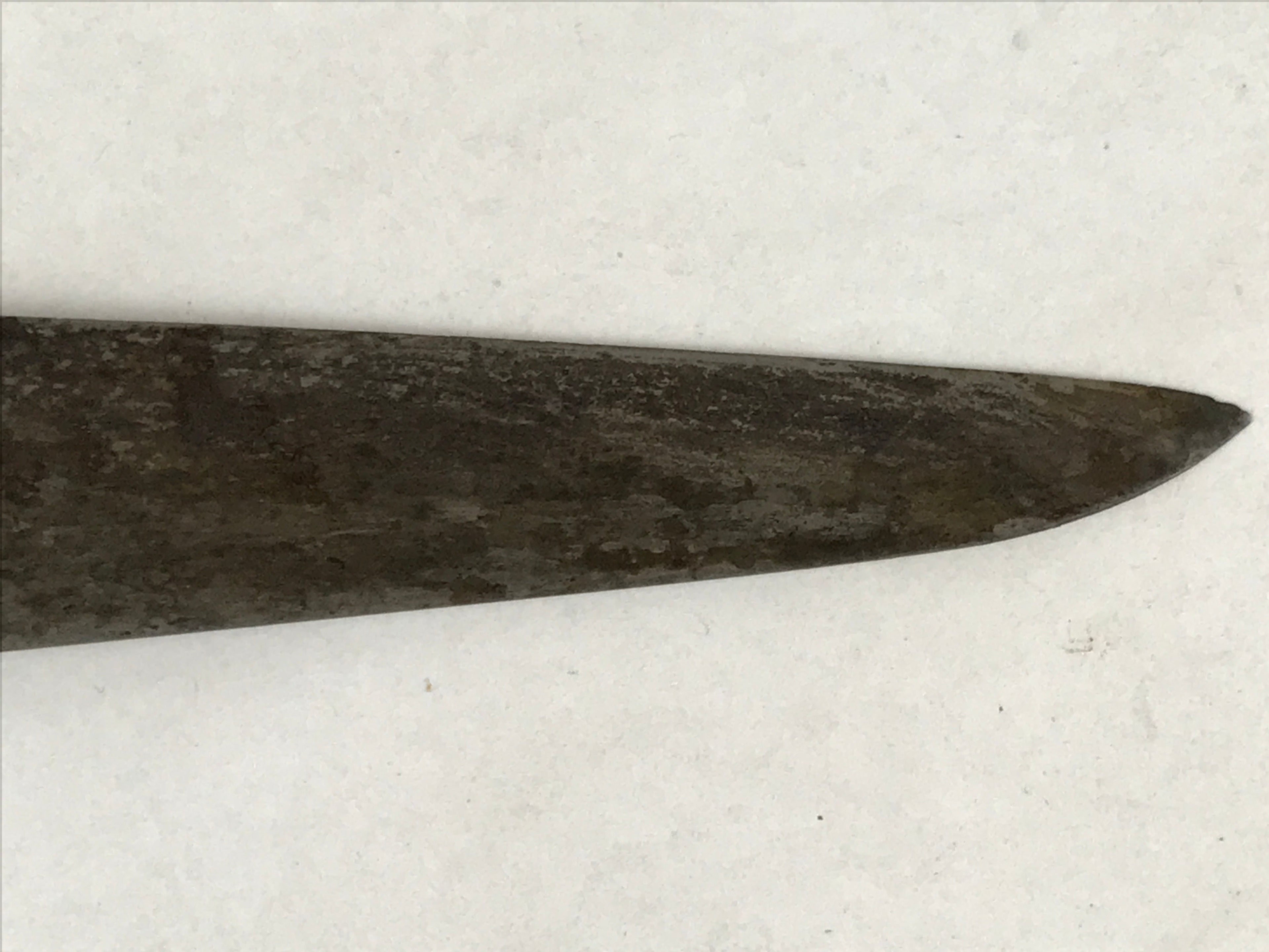 Japanese Kitchen Knife Vtg Misono Brown Steel Wood Long Hocho KN5