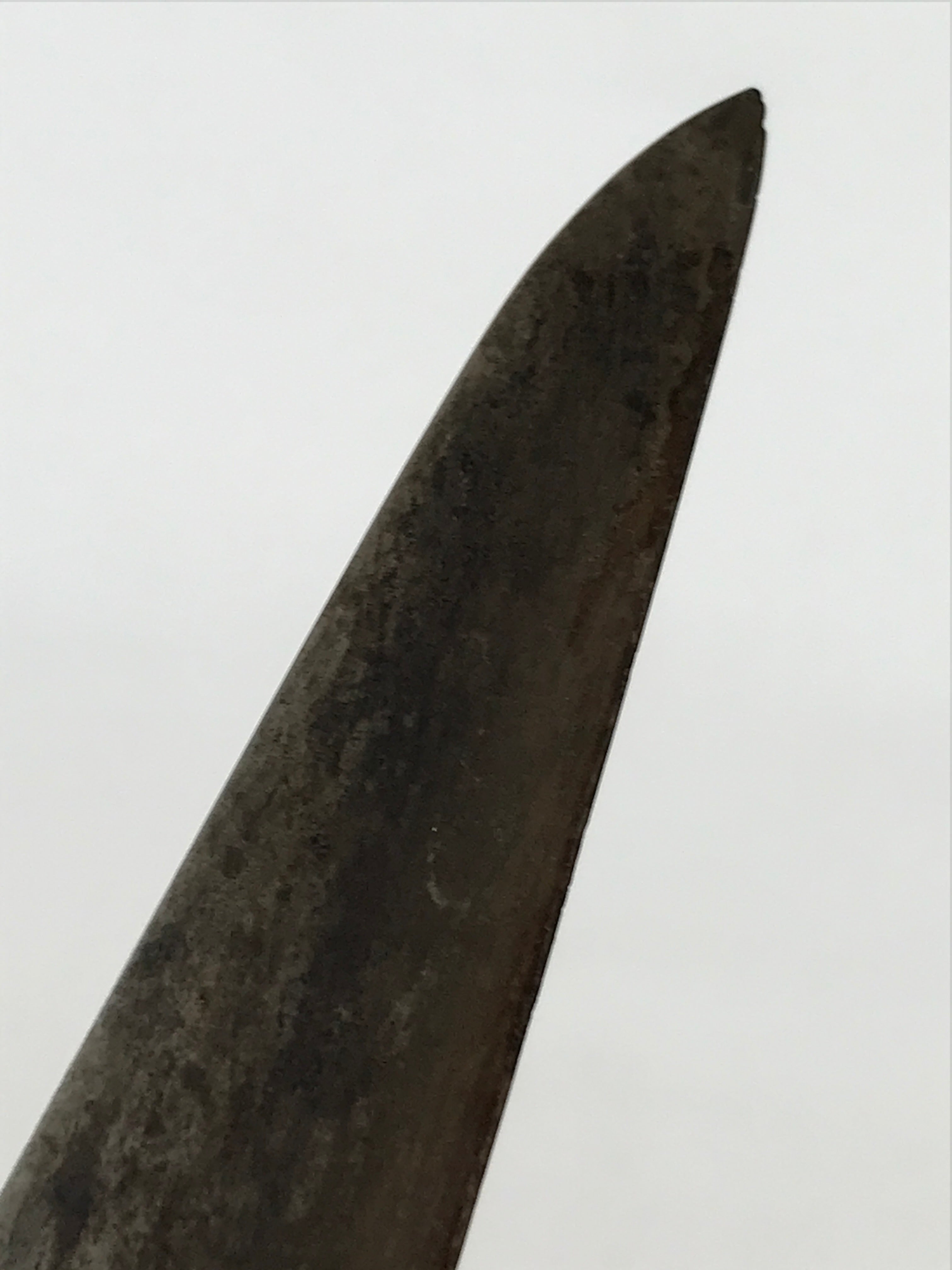 Japanese Kitchen Knife Vtg Misono Brown Steel Wood Long Hocho KN5
