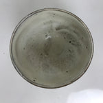 Japanese Kohiki Ceramic Yunomi Teacup Vtg Red Clay White Glossy Glaze TC524