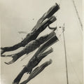 Japanese Koinobori Carp Streamers Photograph Children's Day Black White PH206