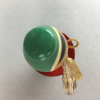 Japanese Kokeshi Doll Ornament Vtg Figurine Sake Bottole Cup Hood Child KF146