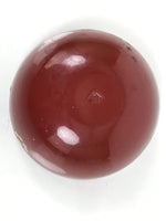 Japanese Kokeshi Doll Vtg Figurine Red Container Hime Daruma Gold Tassel KF795