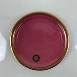 Japanese Koransha Porcelain Cup Saucer Set Vtg Pink Gold Rotary Club Y180