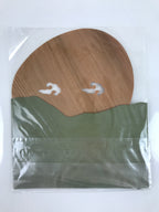 Japanese Koya Cedar Wood Fan Small Uchiwa Zen Master Ryokan Heavenly Wind U159
