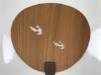 Japanese Koya Cedar Wood Fan Small Uchiwa Zen Master Ryokan Heavenly Wind U159