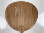 Japanese Kumano Cedar Wood Fan Small Uchiwa Nachi Taisha Falls Shrine Crow U157