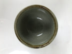 Japanese Kutani Imari Ceramic Sake Cup Vtg Tsubomi Ochoko Flowers Bird Gray G339