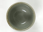 Japanese Kutani Imari Ceramic Sake Cup Vtg Tsubomi Ochoko Flowers Bird Gray G340